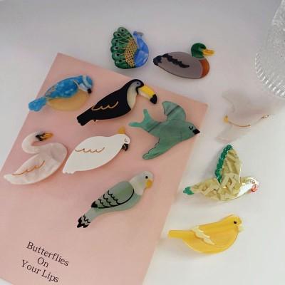 Acetate Hair Claws Birds Hair Clip Luxury Hair Clip Barrette Trendy Hair Clips Kawaii Hair Accessories For Women